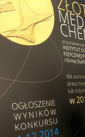 Znamy laureatów Złotego Medalu Chemii 2014