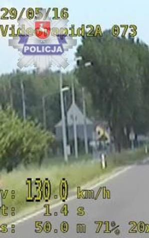 Jechał 130 km/h w mieście!