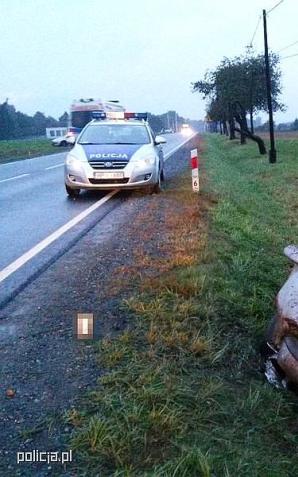 Śmiertelny wypadek - kierowca miał 1,5 promila! 