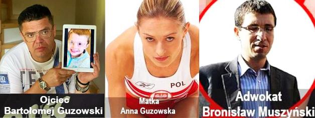 [VIDEO] Olimpijkę Annę Guzowską i porwanego przez nią 6-letniego syna Stasia poszukują na wniosek ojca dziecka Policja i Prokuratura. A jej adwokata Bronisława Muszyńskiego - referat dyscyplinarny Okręgowej Rady Adwokackiej w Łodzi!